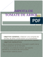 Compota de Tomate de Árbol