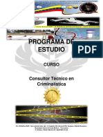 Consultor Tecnico Criminalística