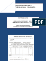 10 Analisis y Regulacion de Caudales PDF