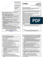 MDE-4281H Calibration Quick Reference Card: Encore 300 Units