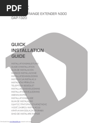 Dap 1320  PDF  Qr Code  Networks