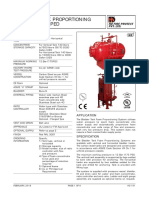 Bladder Tank Proportioning System Pre-Piped: HD Fire Protect Pvt. Ltd. Technical Data