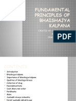 Fundamental Principles of Bhaishajya Kalpana