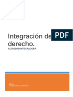 Integración de Un Derecho.: Actividad Integradora