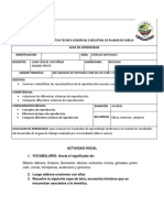 Guia de Estudio Reproduccion en Plantas Raquel Juan C 8 Grado PDF