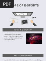 Scope of e - Sports