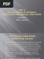 Unit V Initialization of 80386Dx, Debugging and Virtual 8086 Mode