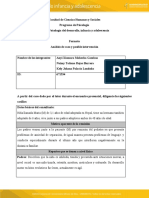 Psicología del desarrollo: Análisis de caso de niña con ansiedad por separación y posible intervención