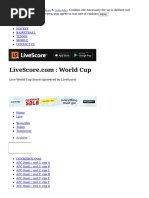 World Cup Soccer Live Scores - Powered PDF