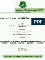 Bangladesh University of Professionals (BUP) : Financial Institutions and Markets