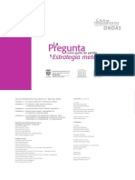 Cartilla La Pregunta Como Punto de Partida PDF