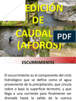 CLASE AFOROS (Medicion - de - Caudales) - ESTE PDF