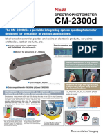 Compact Portable Spectrophotometer CM-2300d