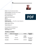 Formato CV PDF