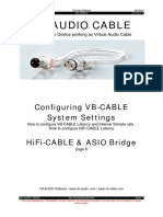 Vb-Audio Cable: Configuring Vb-Cable System Settings Hifi-Cable & Asio Bridge