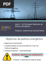 Desafios da Política Energética - Aula 2