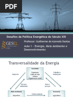 Desafios da Política Energética - Aula 1