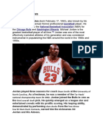 Michael Jordan: Basketball National Basketball Association Chicago Bulls Washington Wizards