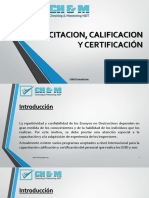 Capacitacion, Calificacion y Certificacion