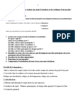 Directives Pratiques Pour Traiter Un Sujet D