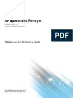 HP Operations Manager: Administrator's Reference Guide