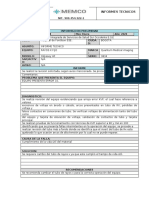 Formato Informe Tecnico Rayos X Fijo Fontibon