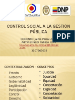 CONTROL SOCIAL A LA GESTION PUBLICA