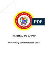 MATERIAL DE APOYO. Redacción y Documentación Militar (1)