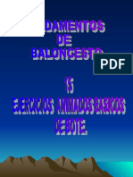 Fundammentos de Baloncesto.