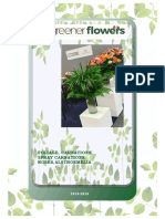 Catalogue Greener Flowers SAS 2