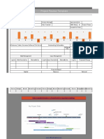 Excel Project Review Template