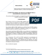 Reglamentacion Del Proceso de Inscripcion y Otras Disposiciones - Saber Pro - 2017 PDF