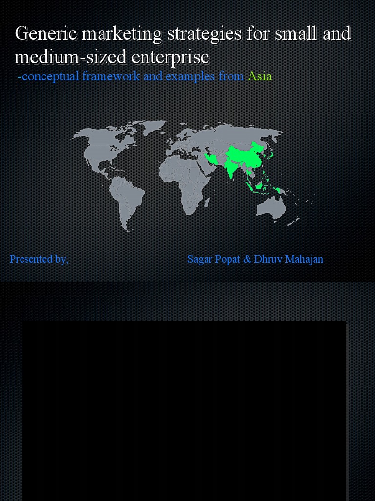 Generic Marketing Strategies For Small and Medium-Sized Enterprise ...