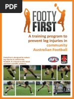 A Training Program To Prevent Leg Injuries In: Community Australian Football