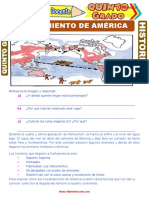 Poblamiento de América Teorias para Quinto Grado de Primaria