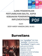 SURVEILANS PEMANTAUAN PERTUMBUHAN BALITA, ASPEK KEBIJAKAN