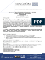 Eva. Distancia Epistemología 1-2020 PDF