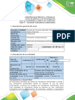 Guía de Actividades y Rúbrica de Evaluación - Fase 3 - Construir Indicadores Ambientales