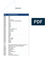 Nomenclatura de Productos NP