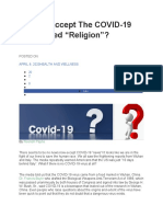Do You Accept The COVID-19 Fear-Based "Religion"?: Posted On