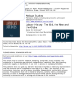 Labour History Old New Global PDF
