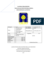 Laporan Praktikum Pengukuran Kerja Langs