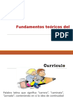 Fundamentos Teóricos Del Currículo