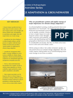 Climate-Change Adaptation & Groundwater Strategic Overview Series