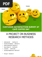 Download CUSTOMER SATISFACTION SURVEY AT CAF COFFEE DAY by Rahul Gollamudi SN45764757 doc pdf