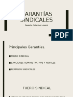 Garantías Sindicales