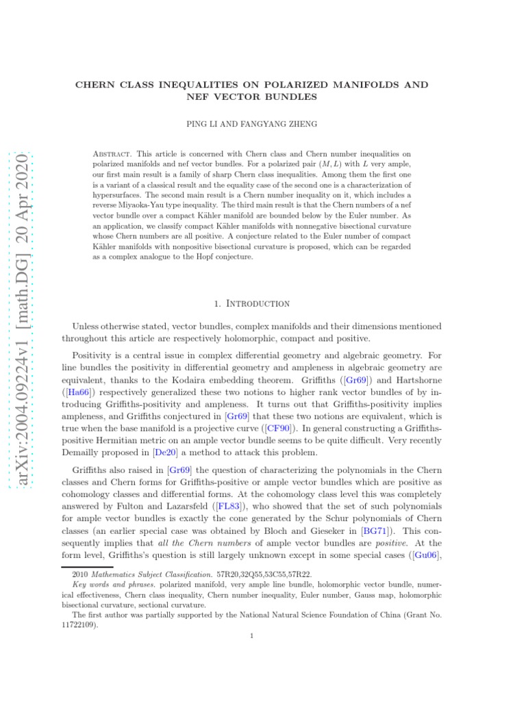 Gr69 Ha66 Gr69 CF90 De20 Gr69 PDF Differential Geometry Vector Space