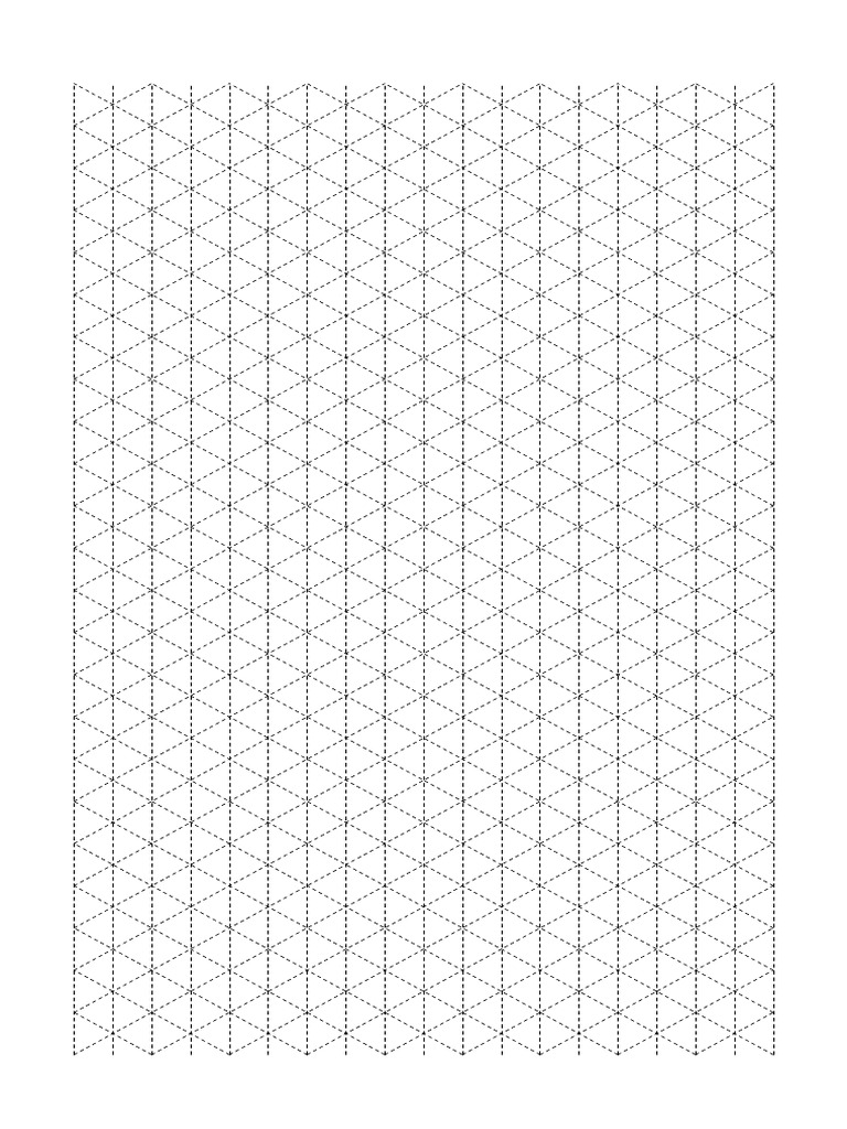 WorksheetWorks Isometric Graph Paper 4