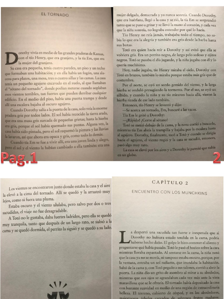 MAGO OZ - Cap 1 y 2 | PDF, image size:768x1024