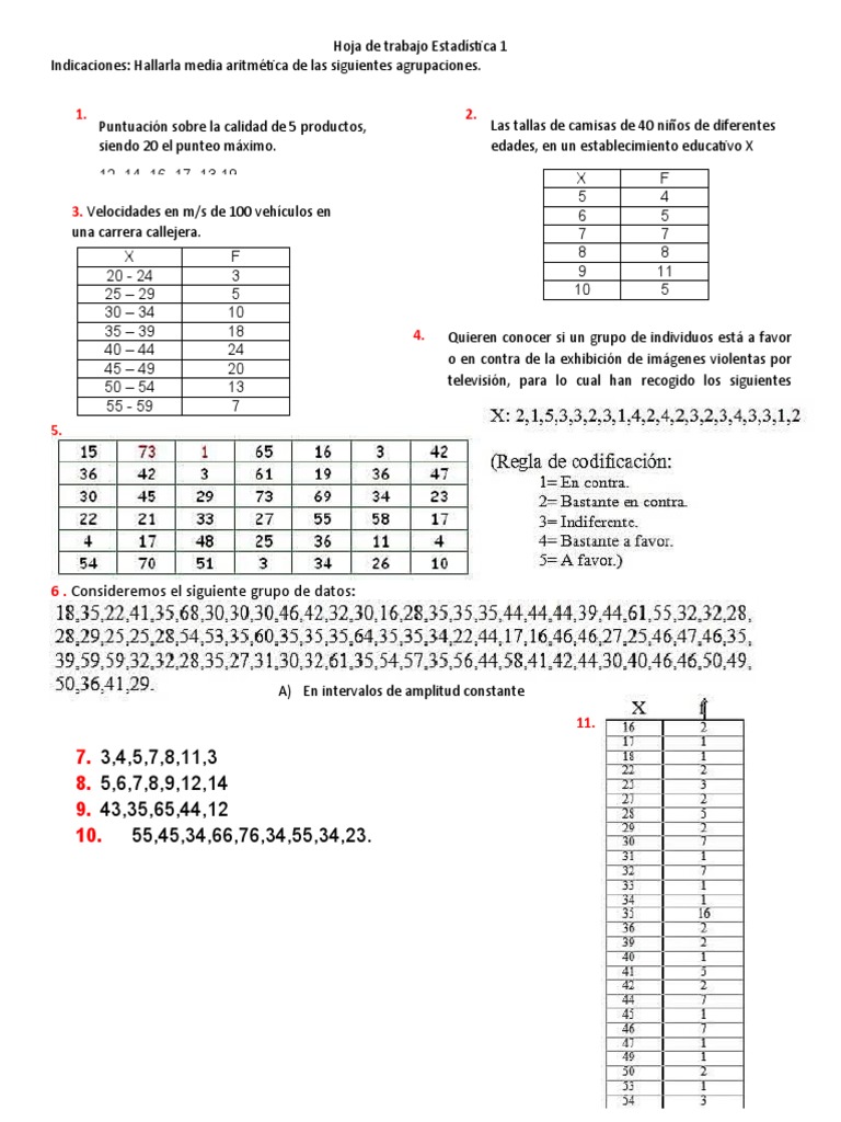 Media Aritmética PDF